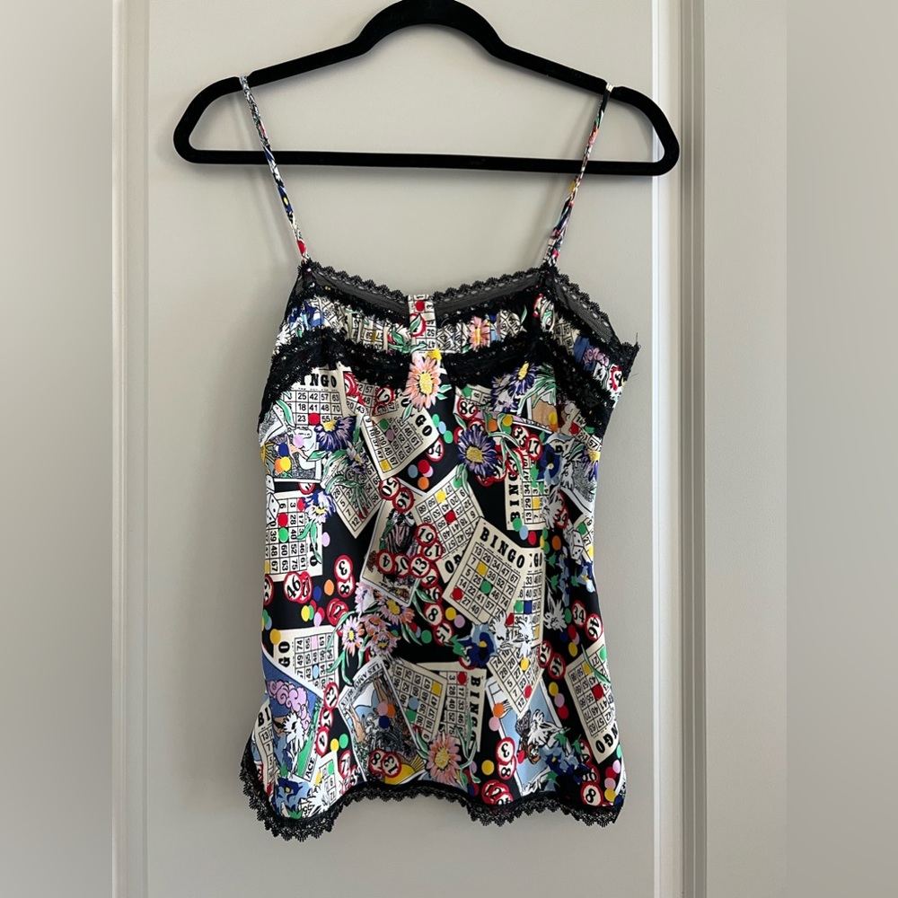 Topshop Silk Tank Top